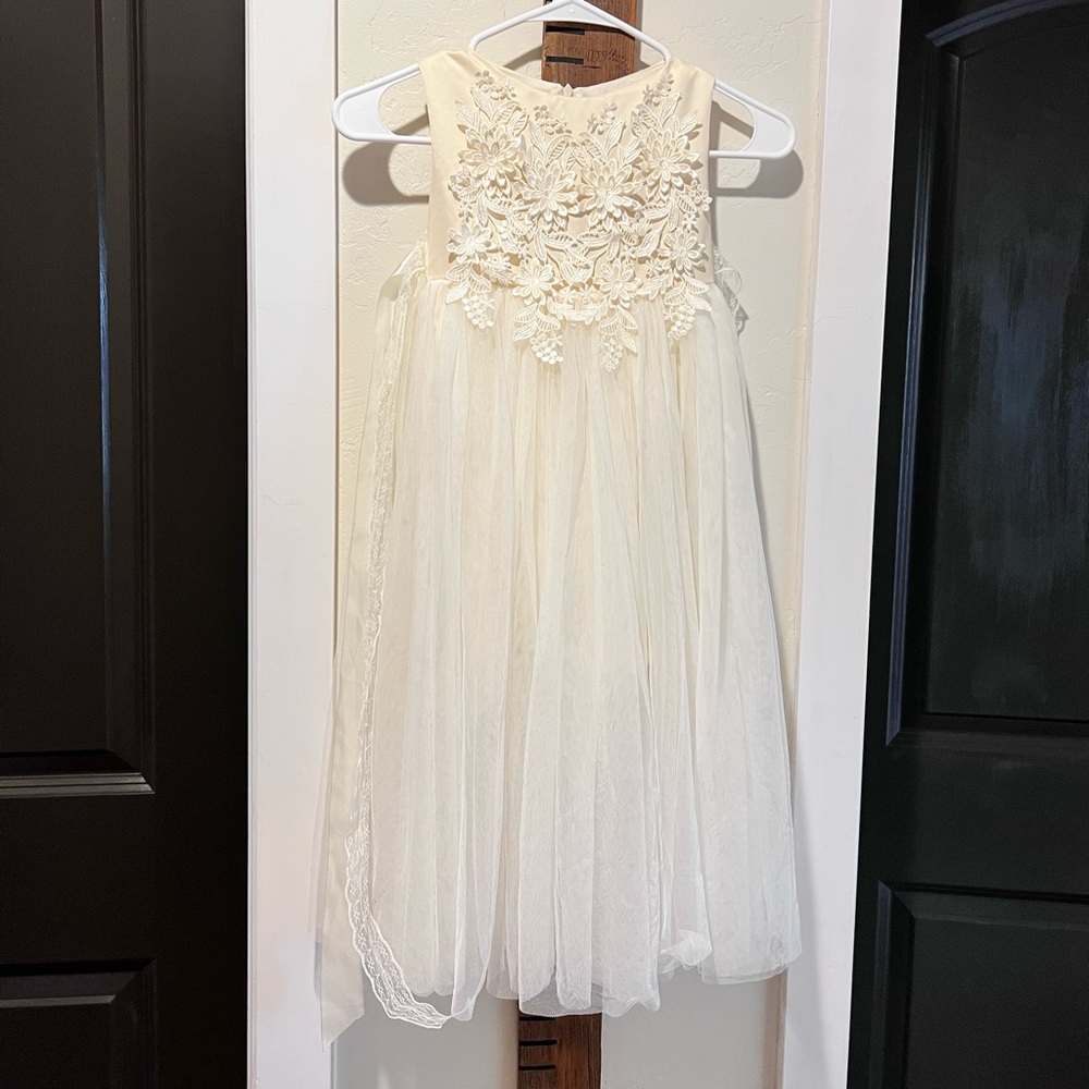 Ivory Flower Girl Dress